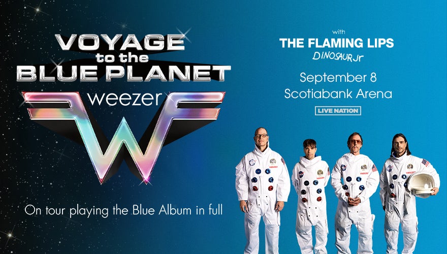 Weezer Voyage To The Blue Scotiabank Arena